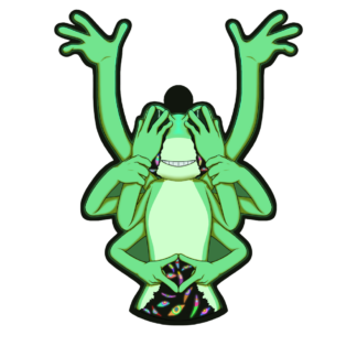 Ribbit Abstraction Keychain